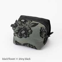 black flower × shiny black