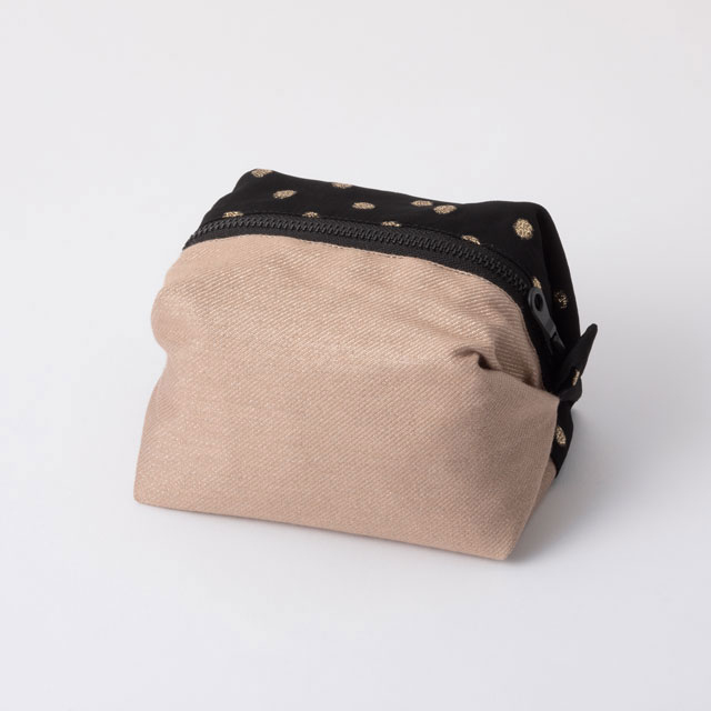 【WEB限定】Jacquard Works　Caramel pouch（ドット）