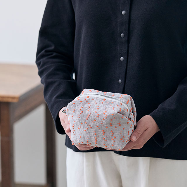 【WEB限定】Jacquard Works　Caramel pouch（ダブル）