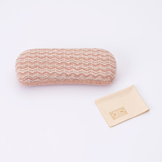 ラッセル編みめがねケース