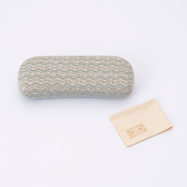 ラッセル編みめがねケース