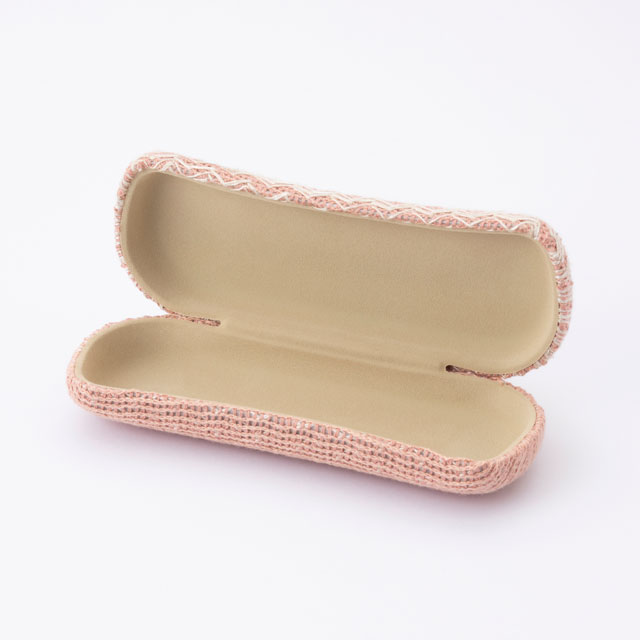 ラッセル編みめがねケース