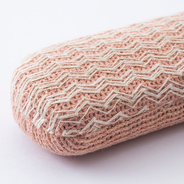 ラッセル編みめがねケース