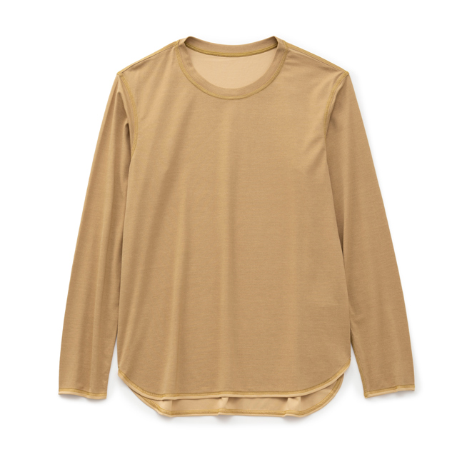 TO&FRO　COMFORTABLE T-SHIRT　CAMEL　M