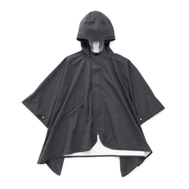 TO&FRO RAIN PONCHO-KIDS-　BLACK　M