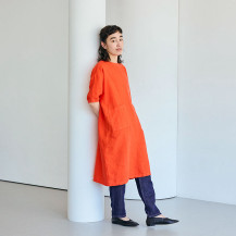 麻布Ｔシャツワンピース