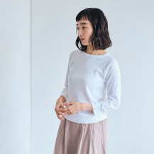 ふんわり綿のラグランカットソー