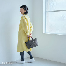 綿麻ハイネックワンピース