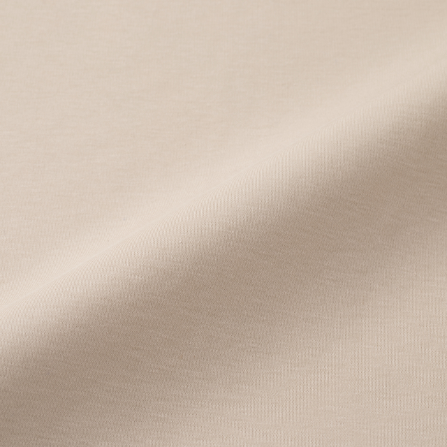 強撚綿スムースのプルオーバー　七分袖