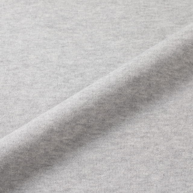 肌で着るコットンカシミヤのニットワイドTシャツ
