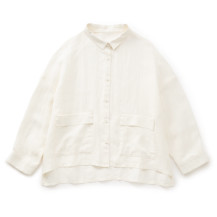 麻と和紙のシャツジャケット【冬セール2022】