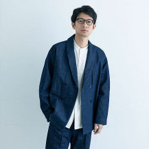 綿和紙デニムのジャケット【夏セール2026】