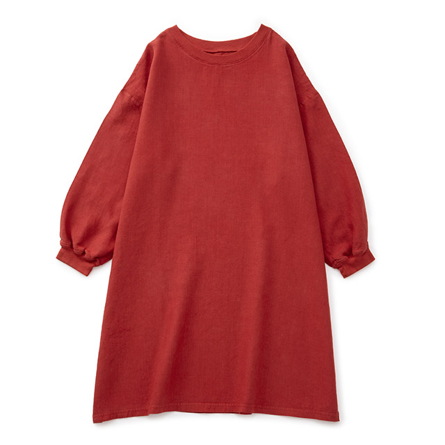【WEB限定】麻布Tシャツチュニック 長袖