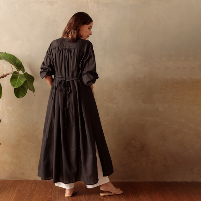 エアリーロングシャツワンピース ホワイト FREE