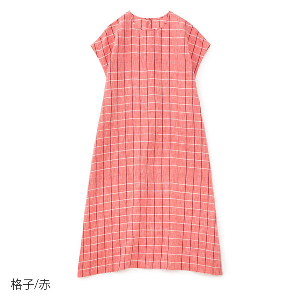 【WEB限定】フレンチ袖のゆったりワンピース