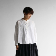 オーガニックコットンワイドブラウス