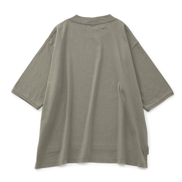 STAMP AND DIARY 政七商店別注 モックネックワイドTシャツ