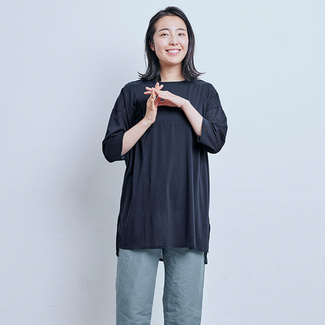 【WEB限定】極薄綿のチュニック【夏セール2025】