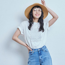 布ぬのTシャツ　ボーラレース