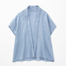 リネンキュプラの波皺(なみしぼ)ワンピース｜衣料品｜中川政七