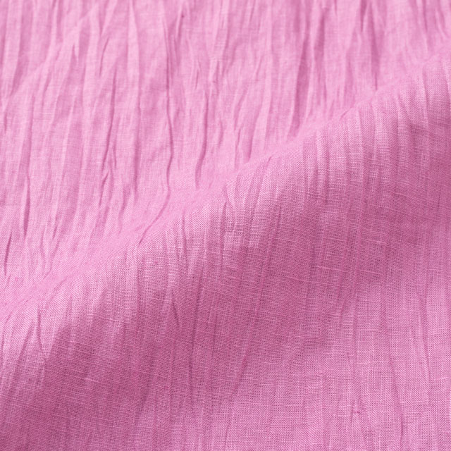 麻の皺(しわ)　羽織ブラウス