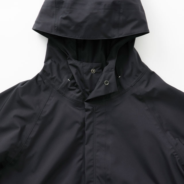 HIGH-PERFORMANCE WATERPROOF COAT BLACK M-L