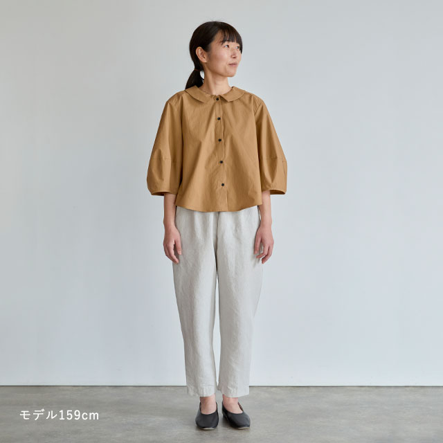 【WEB限定】いろ＊うず　ランタンスリーブブラウス