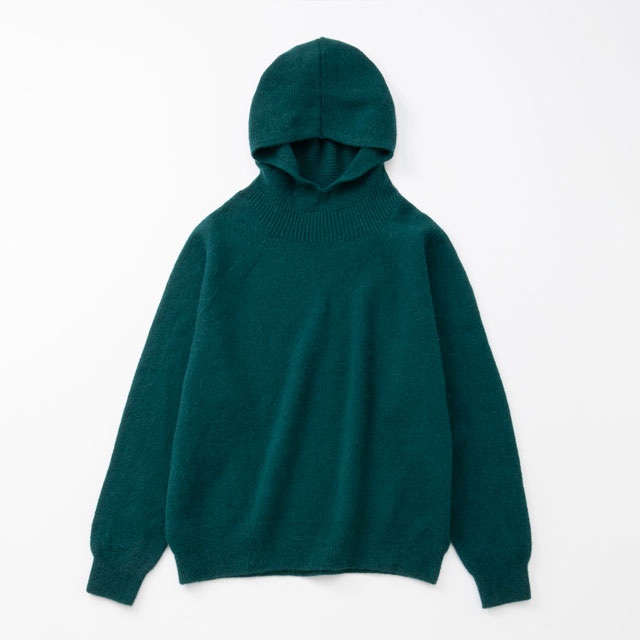 ウールフォックスのライトニットパーカー