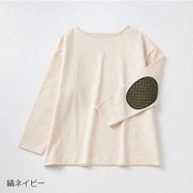 布ぬのバスクシャツ　ラッセル編み