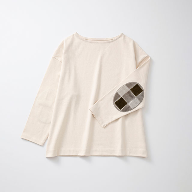 中川政七商店 布ぬのバスクシャツ メンズパイルジャガード　エルボーパッチ　新品 日本の布ぬの -ショップニュース：高崎オーパ-