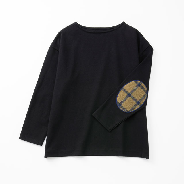 ネップ糸綾織	格子緑