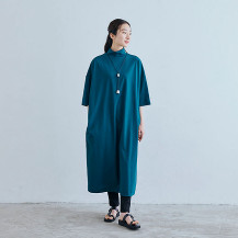1540　中川政七商店♡ 強撚綿スムースのフレアパンツ 　 ブラック　新品 わたしの好きなもの】強撚綿スムース生地の服｜中川政七商店