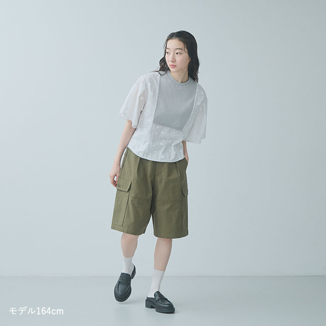 布ぬのプルオーバー　びいどろクラッシュ