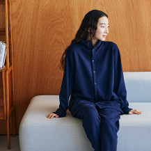 【WEB限定】もちはだ×光電子　HAORI　あったかルームウェア