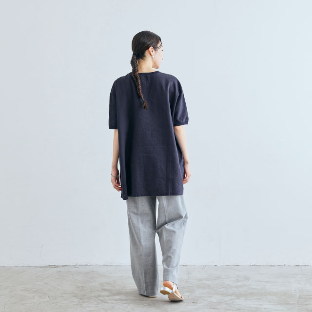 中川政七商店 かや織×富山の刺繍チュニック