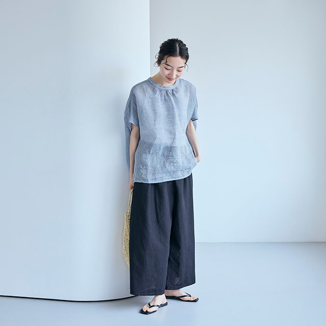 売れ筋・人気アイテム 商品 麻のかや織 ブラウス｜衣料品｜中川政七商店 公式サイト ジャケット・アウター