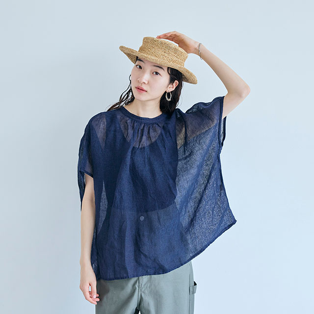 麻のかや織 ブラウス｜衣料品｜中川政七商店 公式サイト