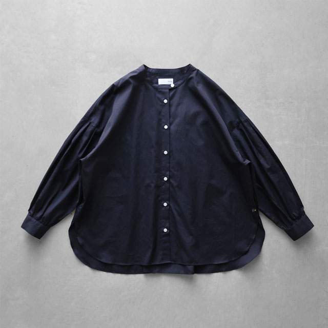 ギザコットンブロードバルーンスリーブブラウス グレー F