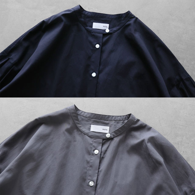 ギザコットンブロードバルーンスリーブブラウス グレー F