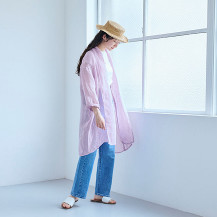麻のかや織　ローブ