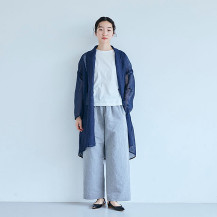 麻のかや織　ローブ