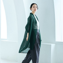 麻のかや織　ローブ