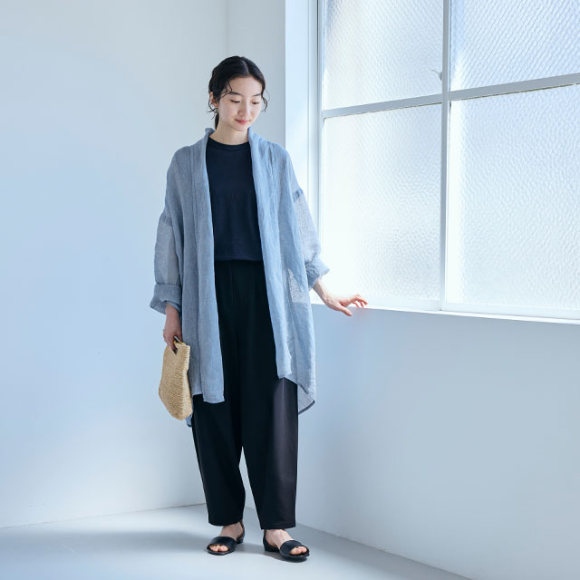 麻のかや織 ローブ｜衣料品｜中川政七商店 公式サイト