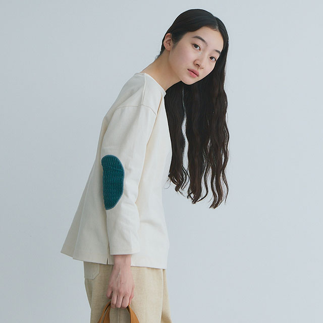 布ぬのバスクシャツ ドビーコール