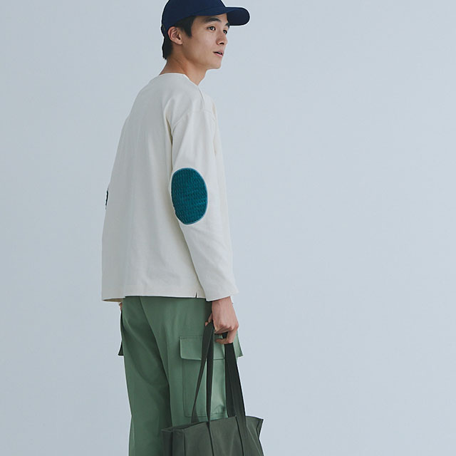 布ぬのバスクシャツ ドビーコール