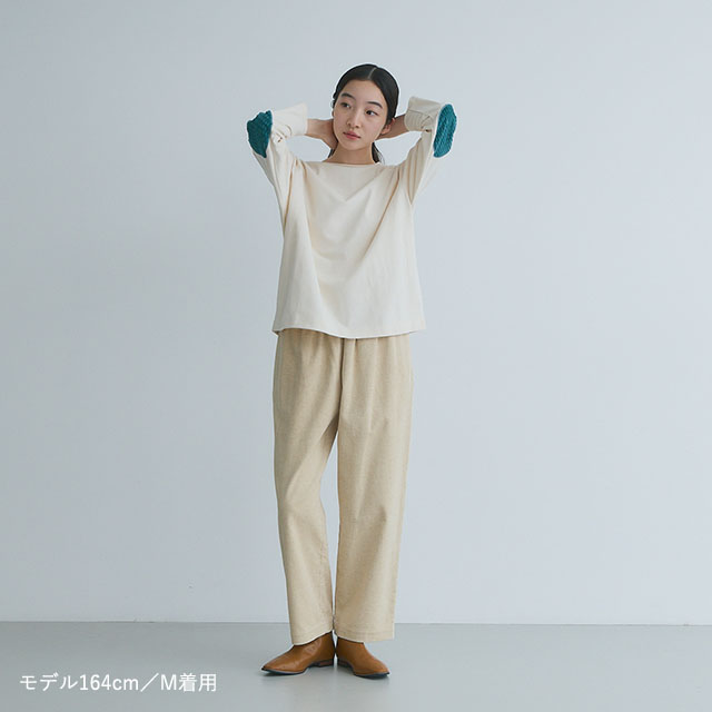 布ぬのバスクシャツ ドビーコール