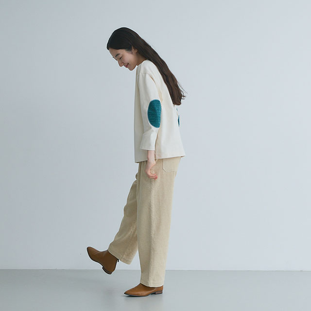 布ぬのバスクシャツ ドビーコール