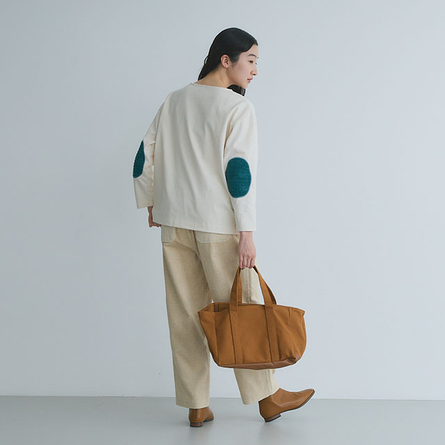 布ぬのバスクシャツ ドビーコール