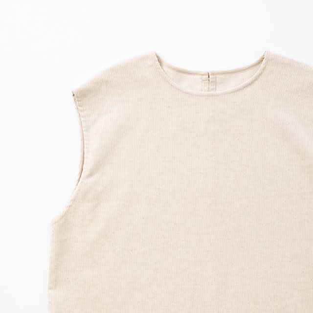 綿麻のコール天 プルオーバーベスト｜衣料品｜中川政七商店 公式サイト