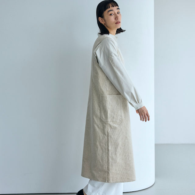 中川政七商店のジャンパースカート 綿麻のコール天 ジャンパースカート｜衣料品｜中川政七商店 公式